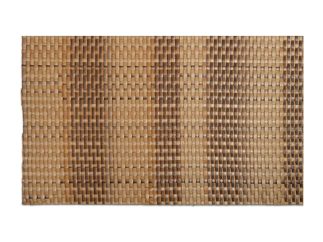 Brise-vue en résine tressée pour balcon et clôture coloris marron et beige 1 x 3 m