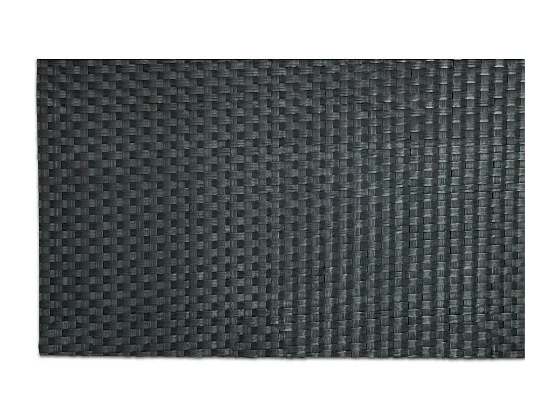 Brise-vue en résine tressée pour balcon et clôture coloris anthracite 1 x 5 m