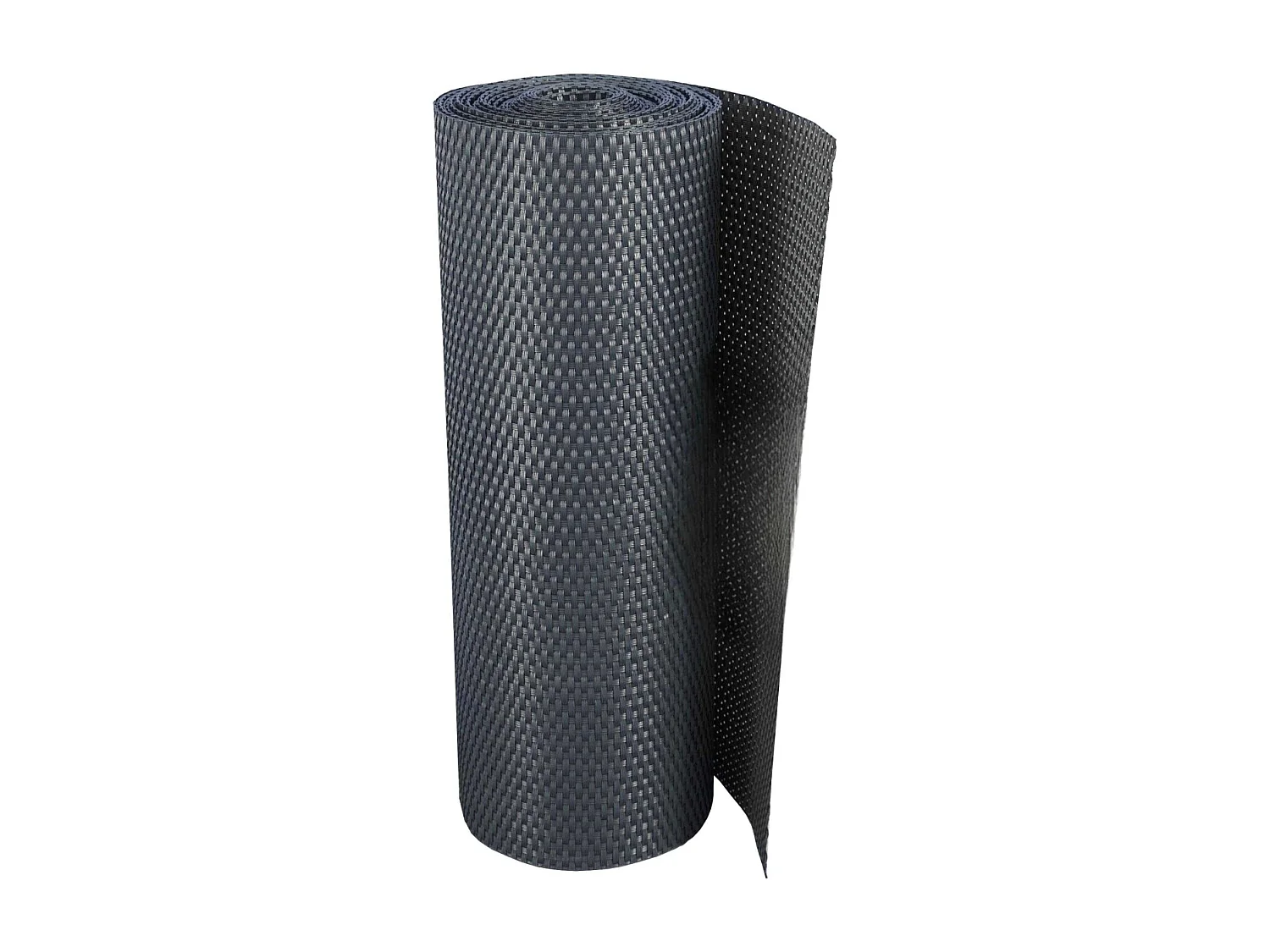 Brise-vue en résine tressée pour balcon et clôture coloris anthracite 1 x 5 m