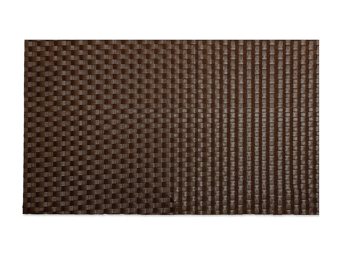 Brise-vue en résine tressée pour balcon et clôture coloris marron 1 x 3 m