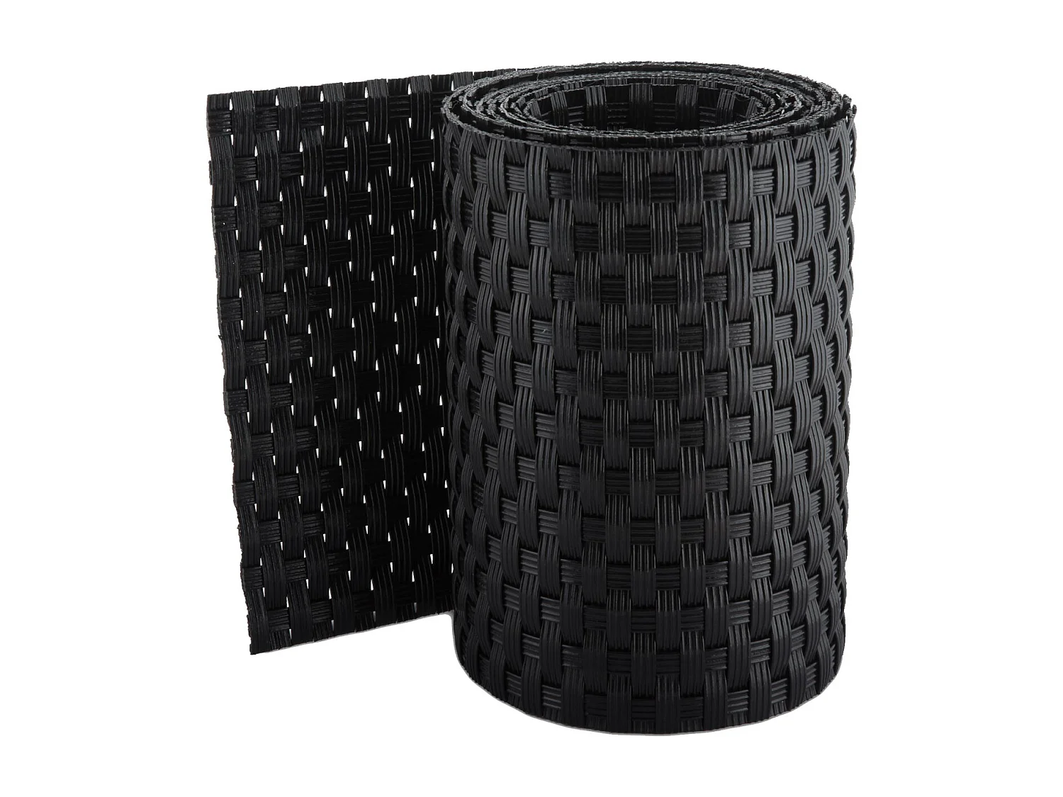 Bande brise-vue en résine tressée pour clôture rigide 19 x 255 cm