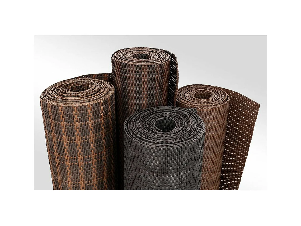 Brise-vue en résine tressée pour balcon et clôture coloris vert 1 x 5 m