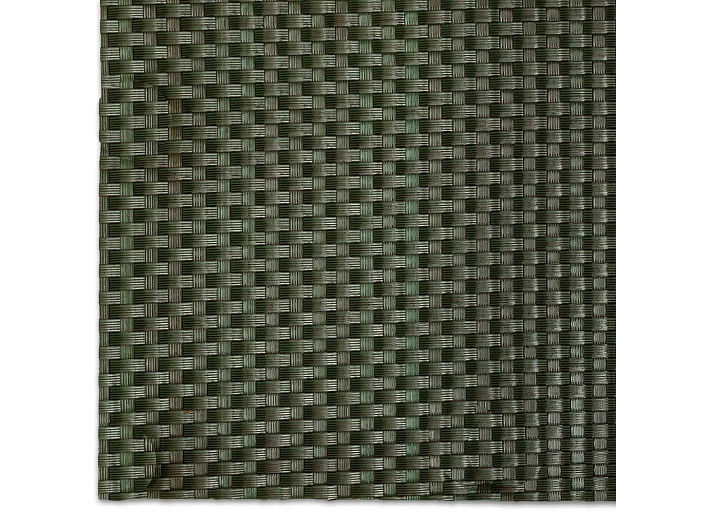 Brise-vue en résine tressée pour balcon et clôture coloris vert 1 x 5 m