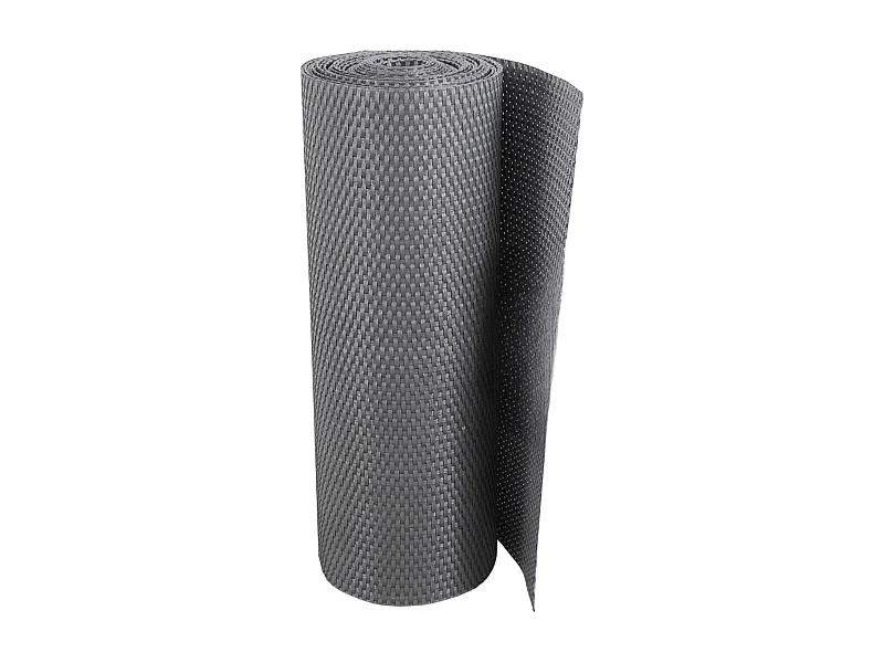 Brise-vue en résine tressée pour balcon et clôture coloris gris clair 0.9 x 5 m