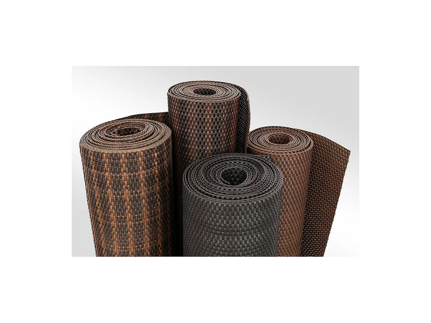 Brise-vue en résine tressée pour balcon et clôture coloris blanc 1 x 5 m