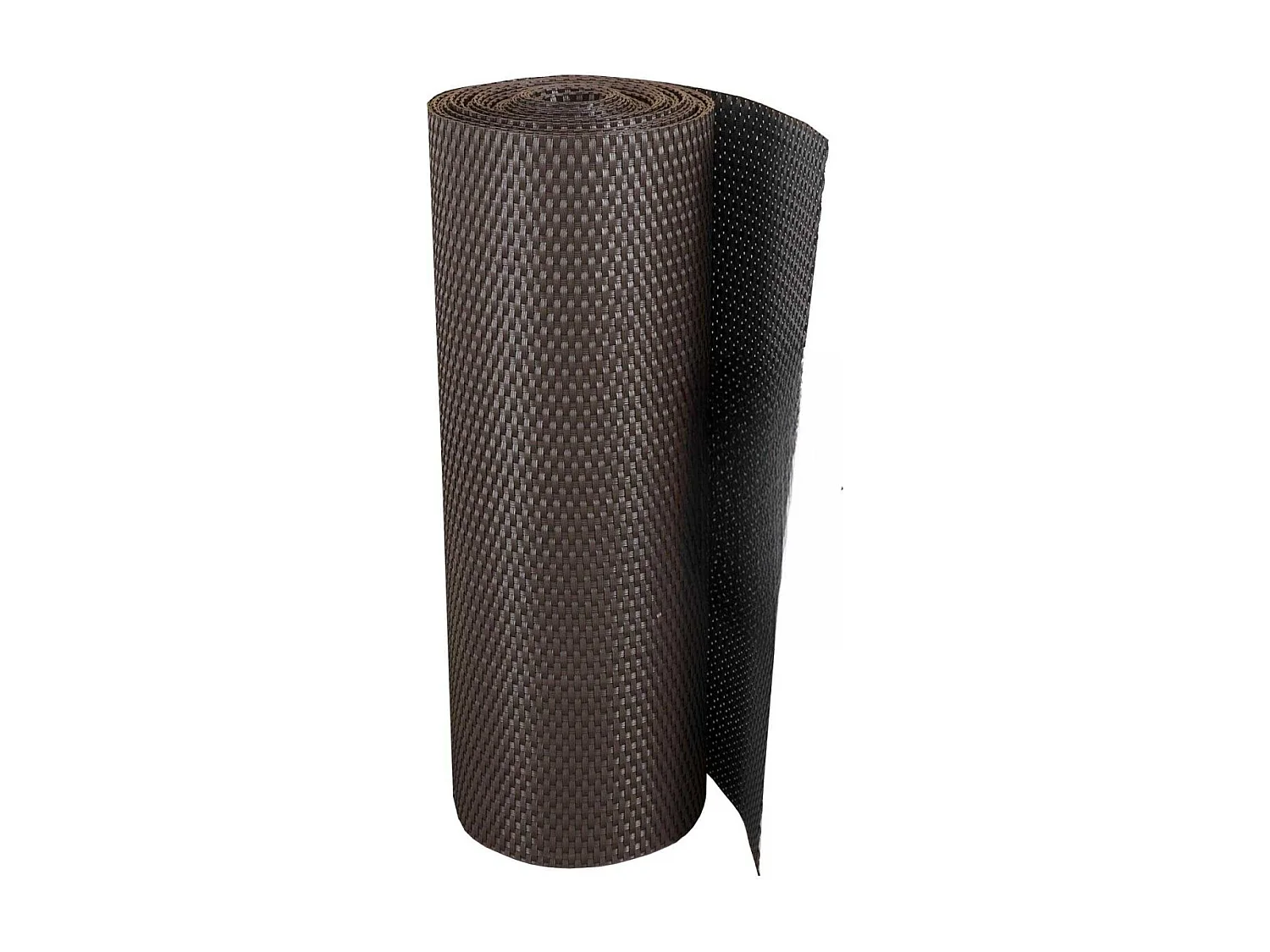 Brise-vue en résine tressée pour balcon et clôture coloris marron foncé 0.9 x 3 m