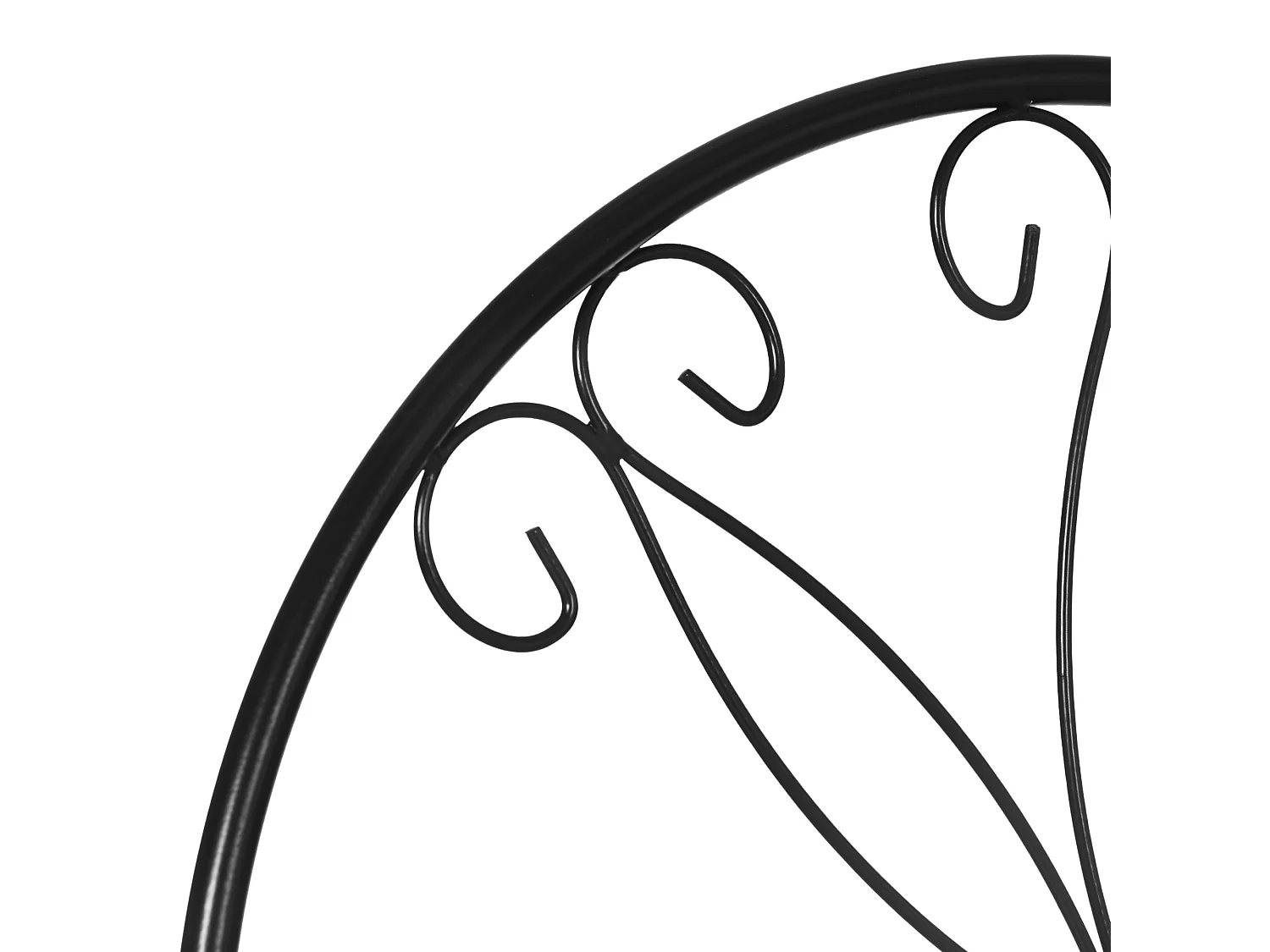 Treillis de jardin lot de 2 supports pour plantes grimpantes - dim. 51L x 152H cm - métal époxy noir