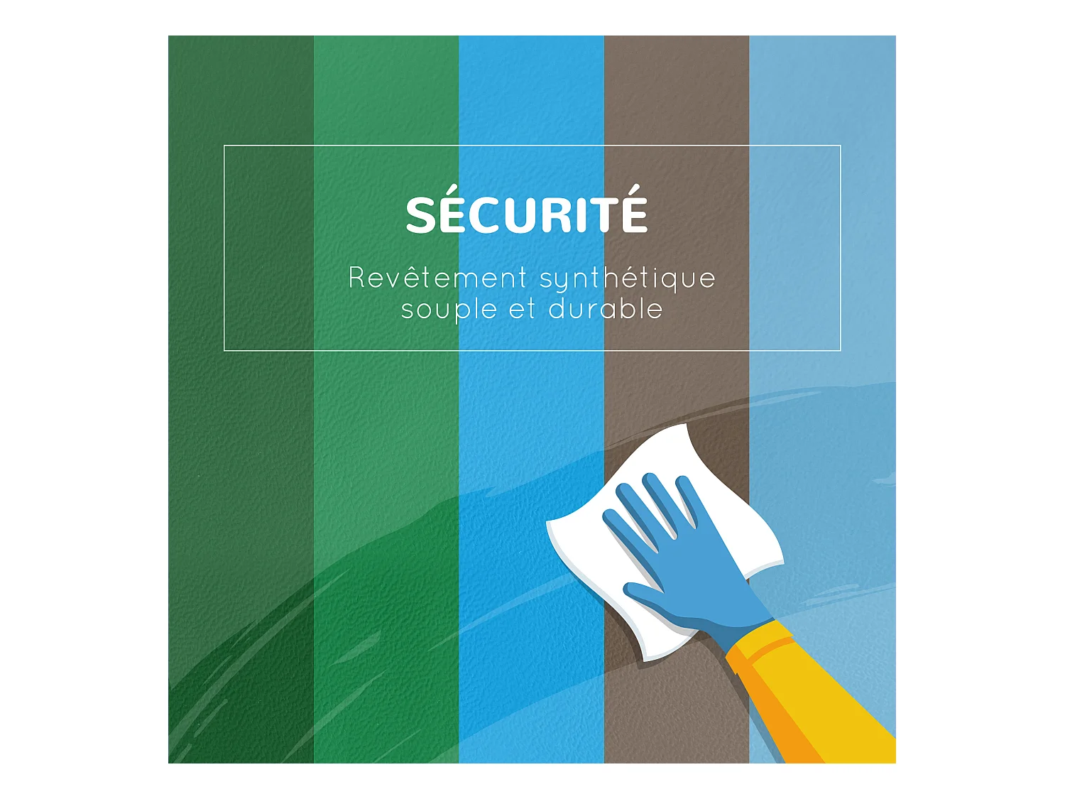 6 blocs de construction en mousse XL - modules de motricité - jouets éducatifs - certifiés normes EN71-1-2-3 - mousse EPE revêtement PU multicolore