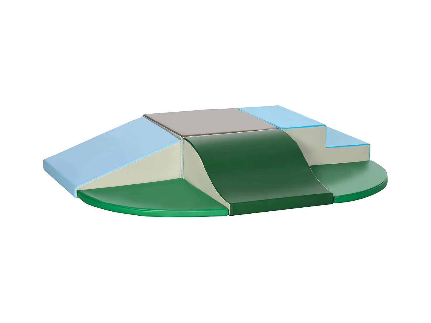 6 blocs de construction en mousse XL - modules de motricité - jouets éducatifs - certifiés normes EN71-1-2-3 - mousse EPE revêtement PU multicolore