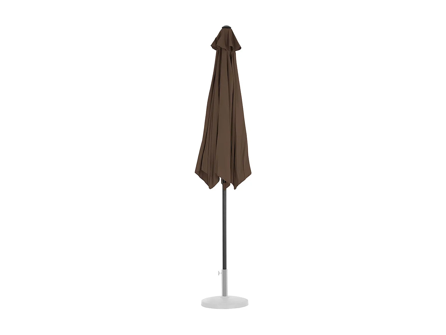 Parasol de terrasse hexagonal marron 295 x 295 x 248 cm 14_0007563