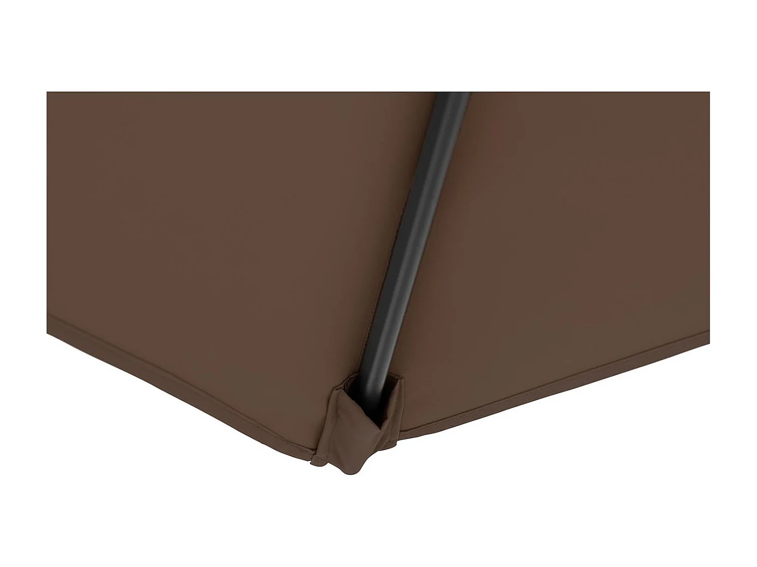 Parasol de terrasse hexagonal marron 295 x 295 x 248 cm 14_0007563