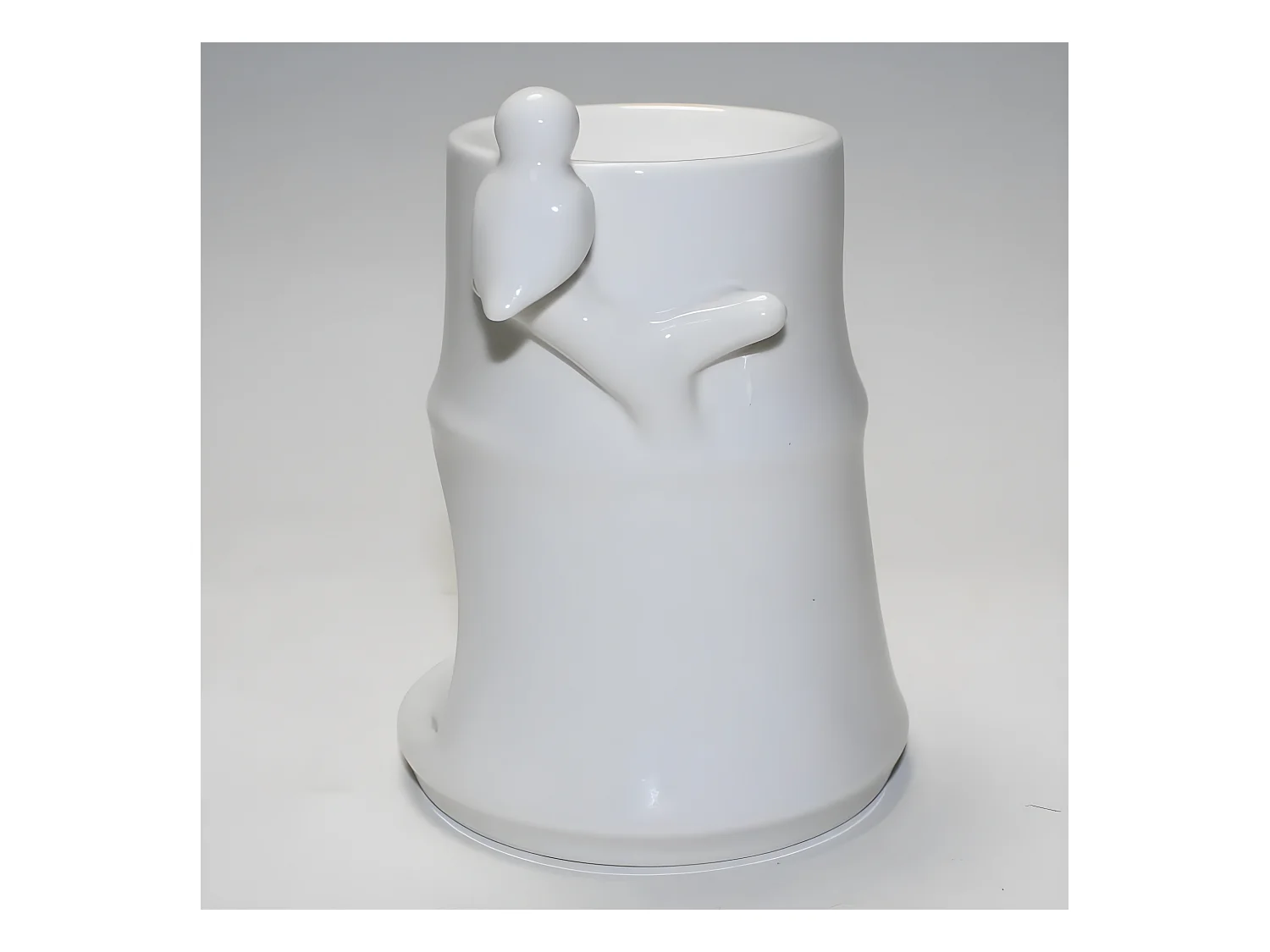 Quemador de perfume de bambú en cerámica lacada