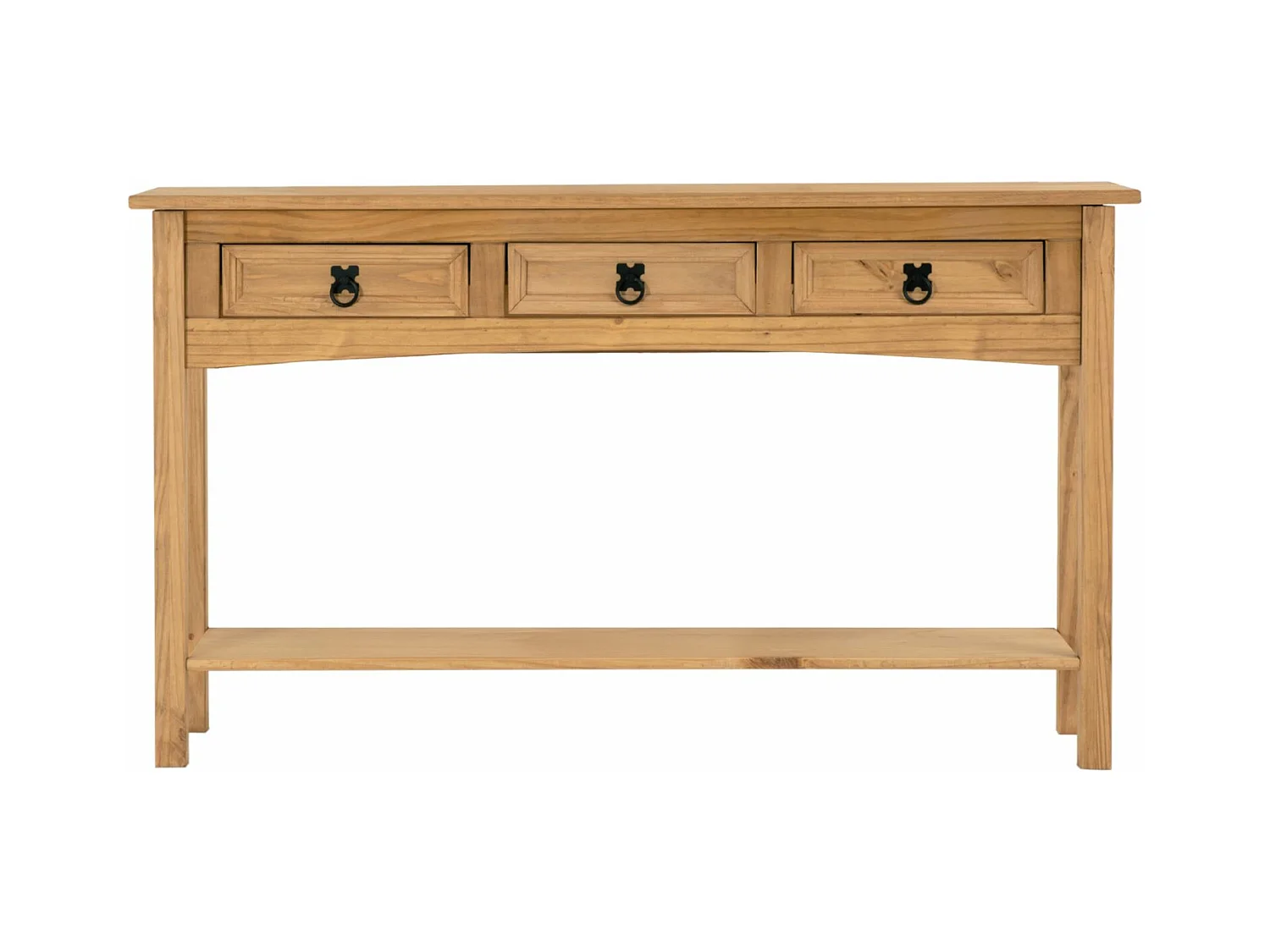IDIMEX Console Meuble SALSA Table d'appoint en Bois, Meuble de Rangement Entrée ou Salon, avec 3 tiroirs, en pin Massif