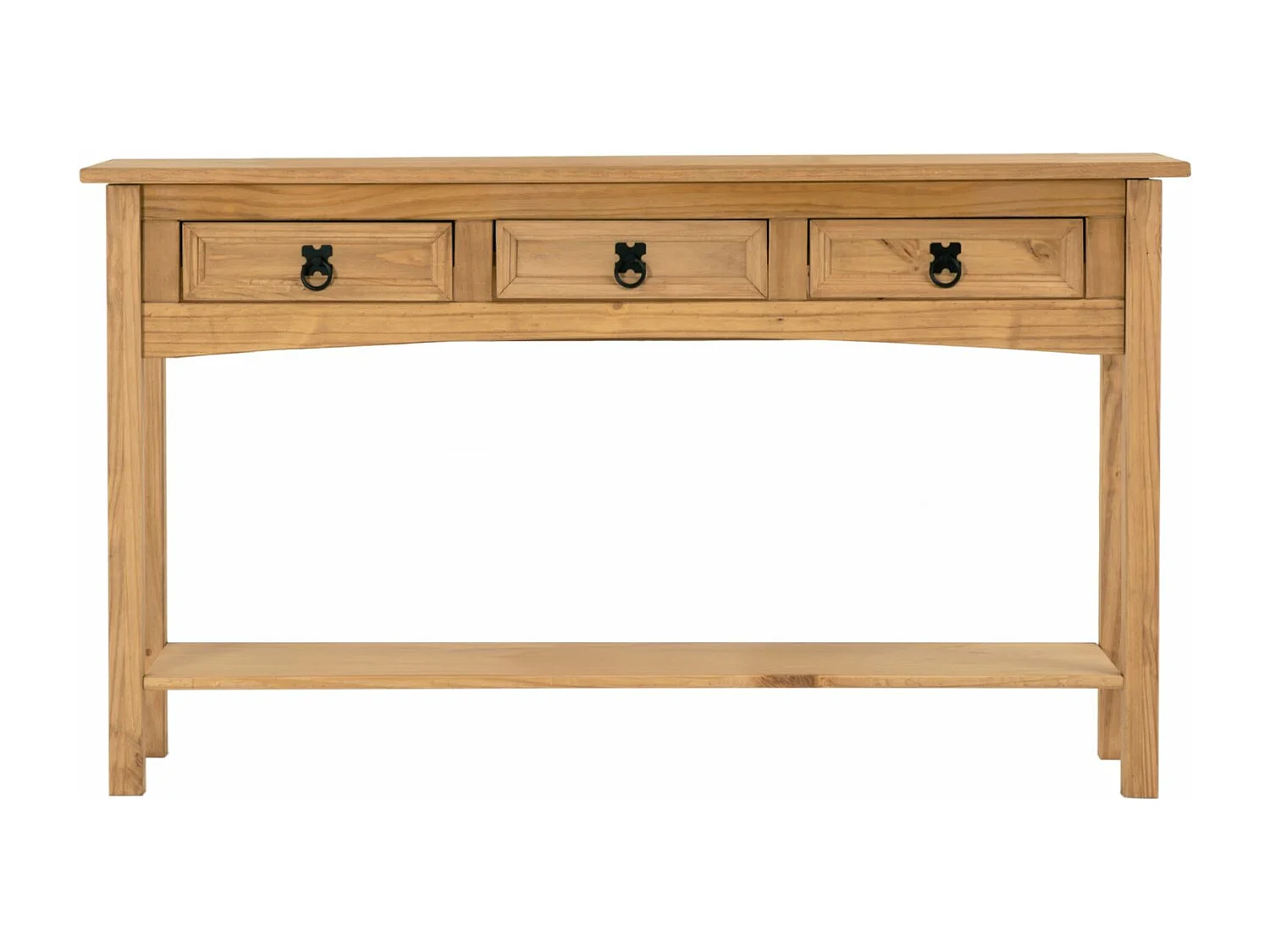 IDIMEX Console Meuble SALSA Table d'appoint en Bois, Meuble de Rangement Entrée ou Salon, avec 3 tiroirs, en pin Massif