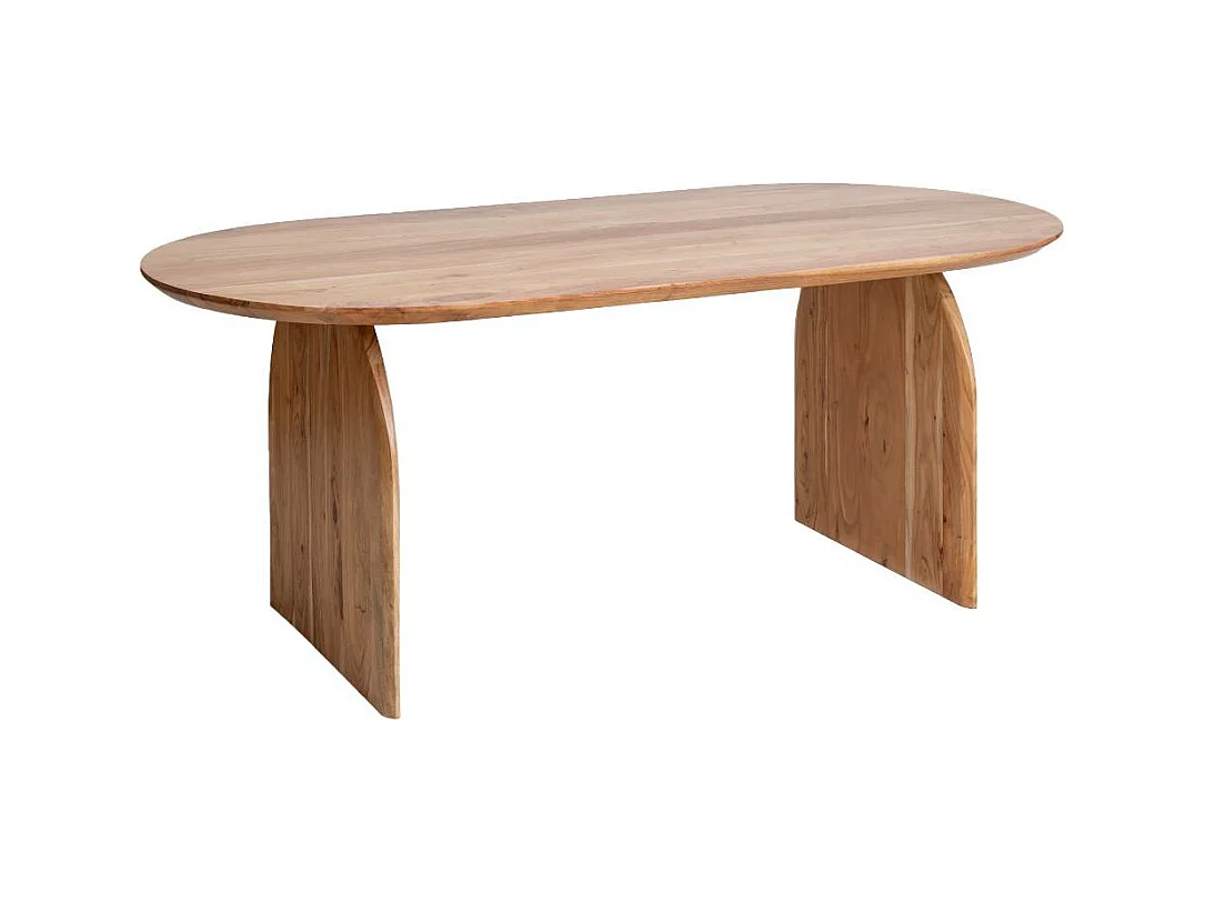 Table à manger en bois d'acacia Paulo