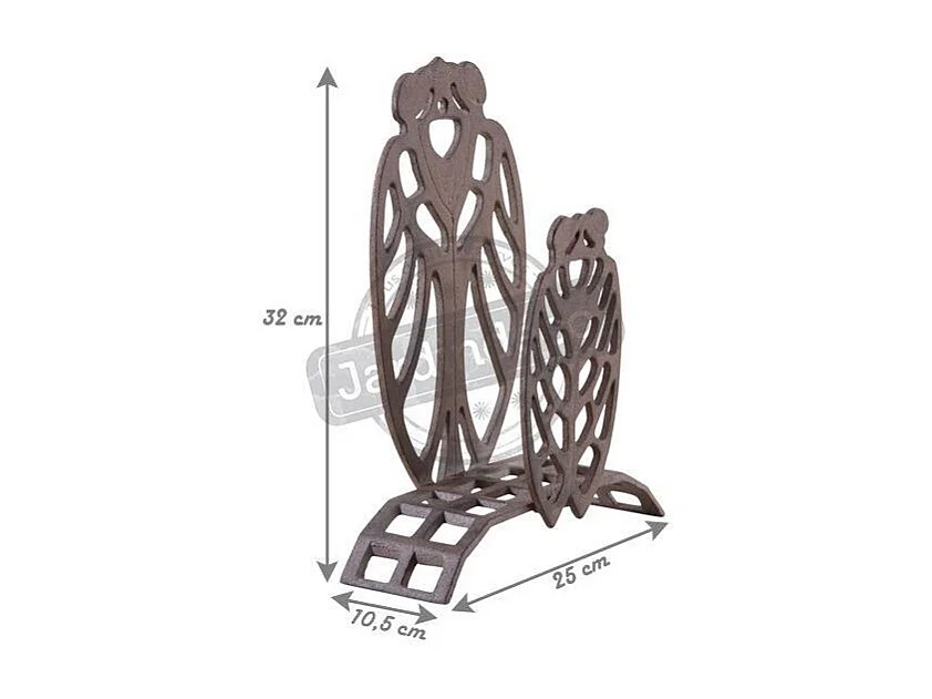 Wandschlauchhalter aus Gusseisen "Cigale"