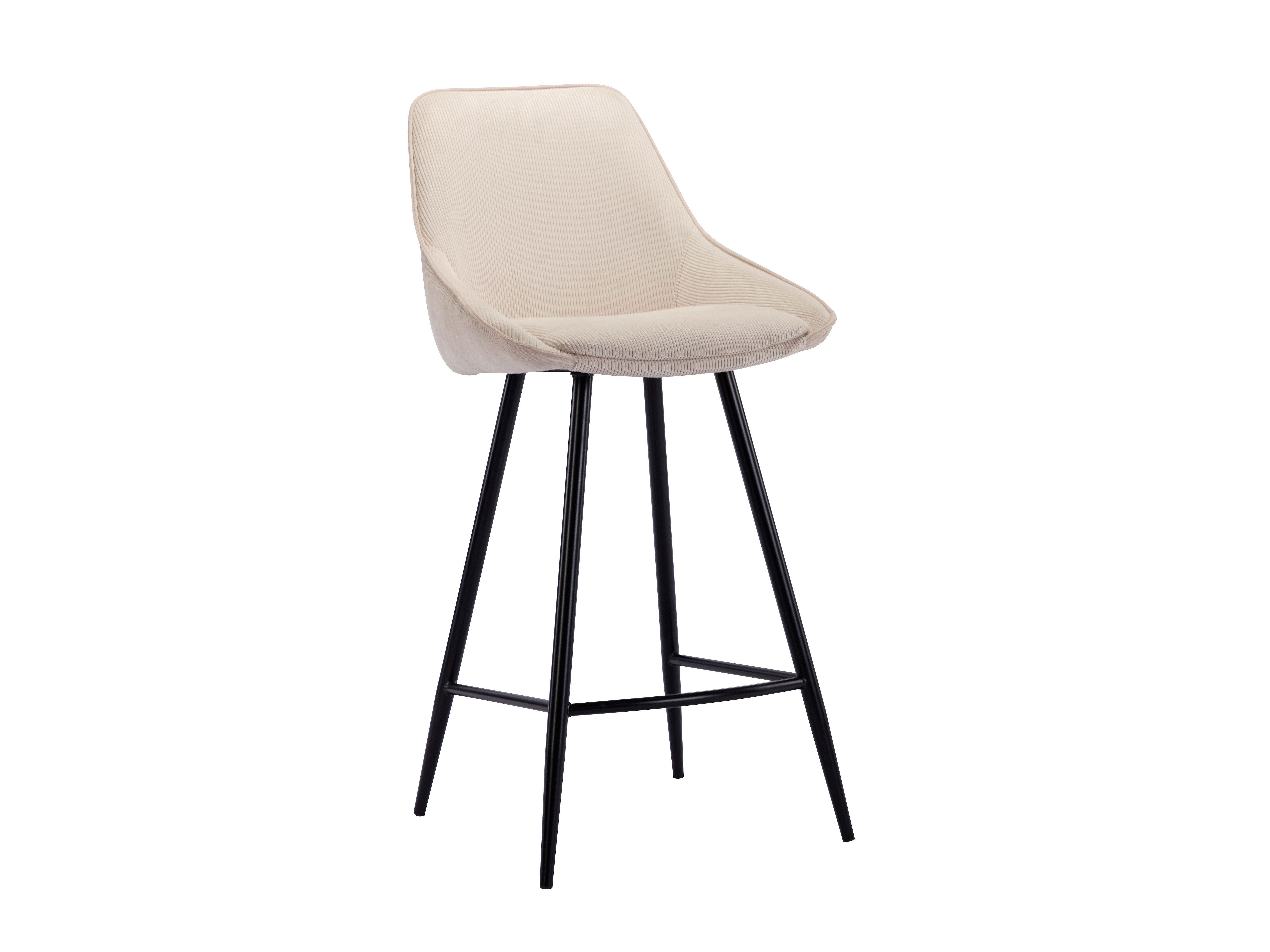 Vente-unique Stuhlset MASURIE – 2er-Set Samtstühle Taupe Mit Metallgestell, Maximal 120 Kg Pro Stuhl