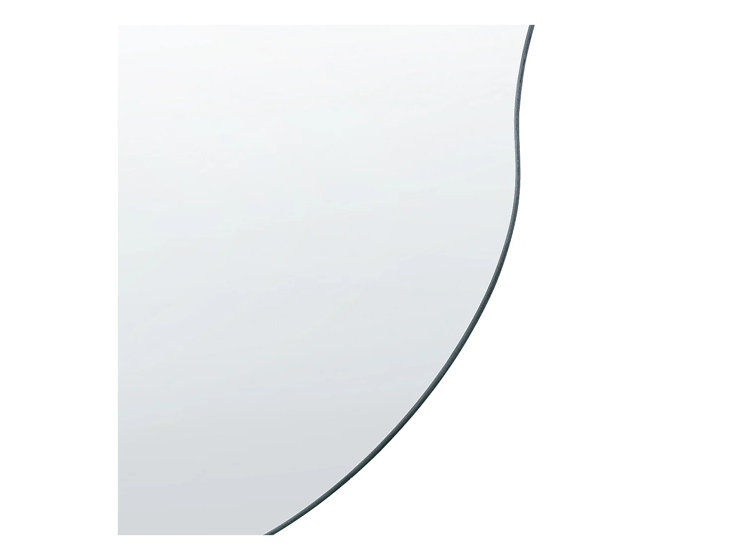 Wandspiegel AUXERRE 33 cm 80 cm Silber