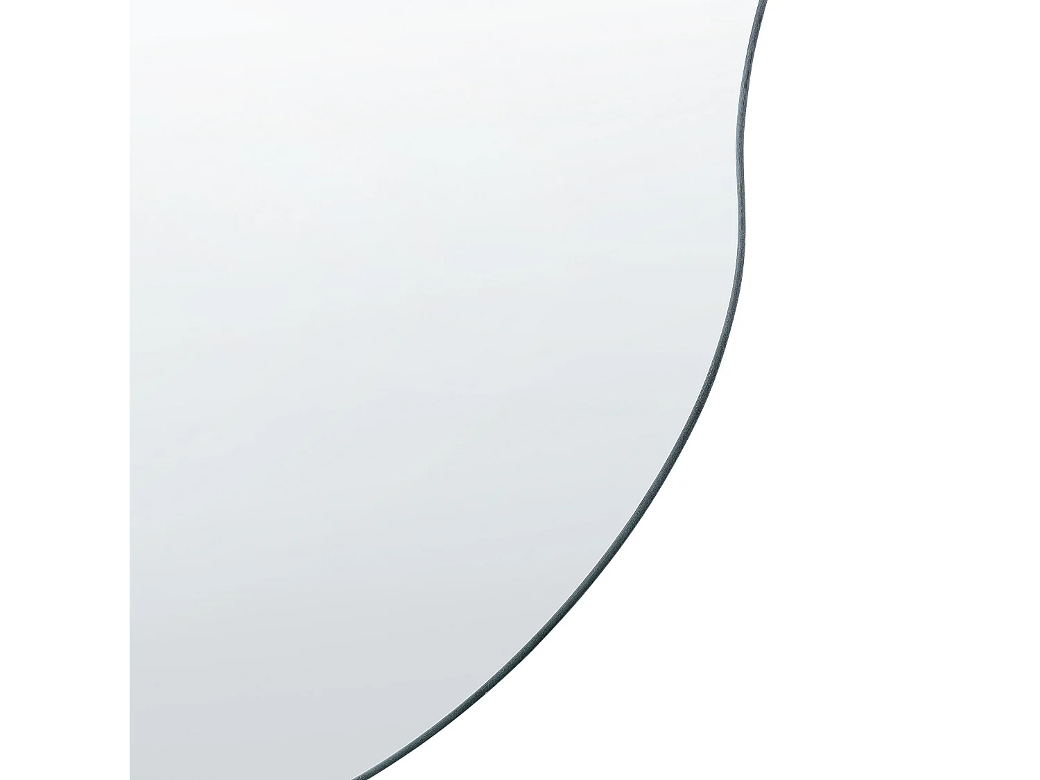 Miroir AUXERRE 33 cm 80 cm Argenté
