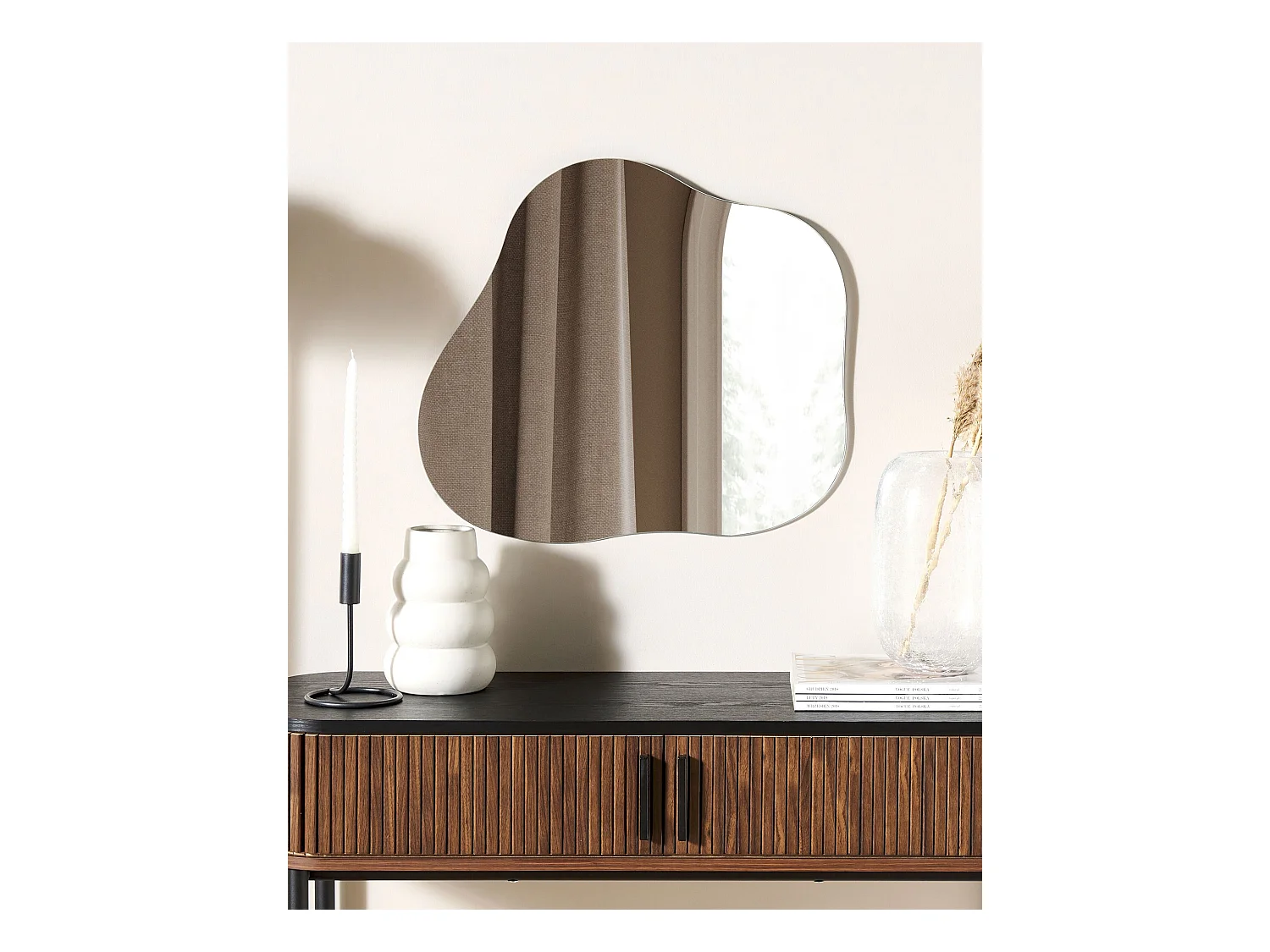 Espejo BAGNEUX 50 cm 55 cm Plateado