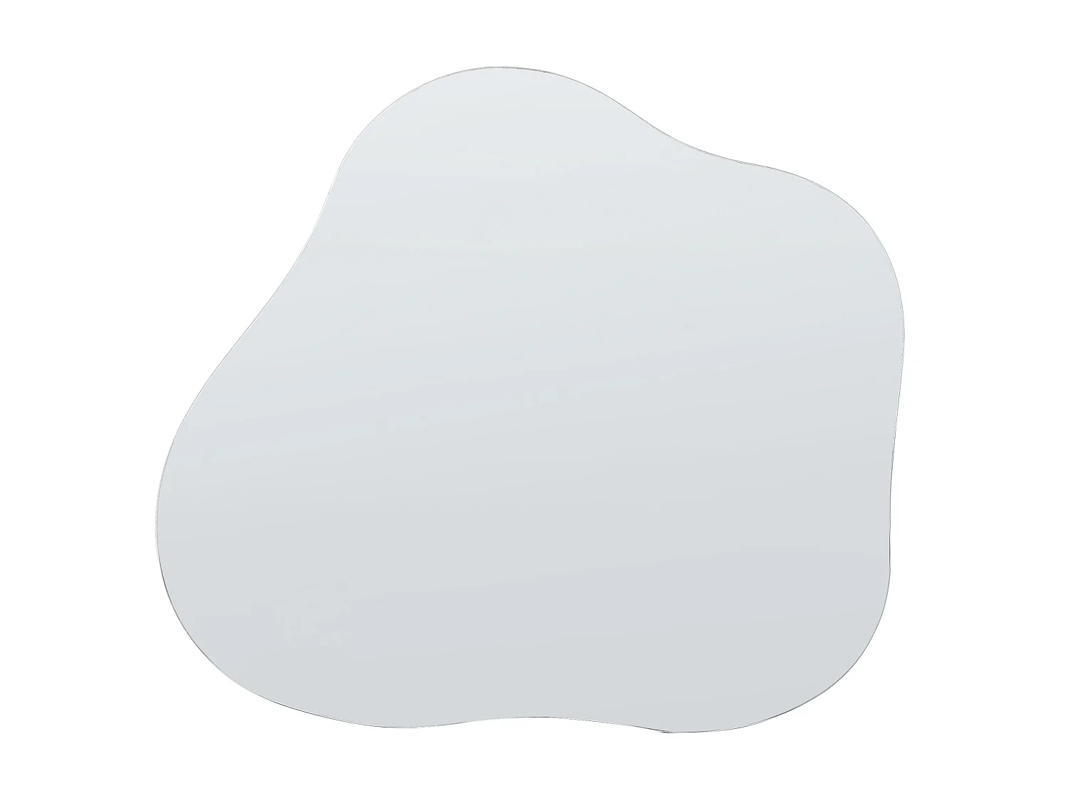 Wandspiegel BAGNEUX 50 cm 55 cm Silber