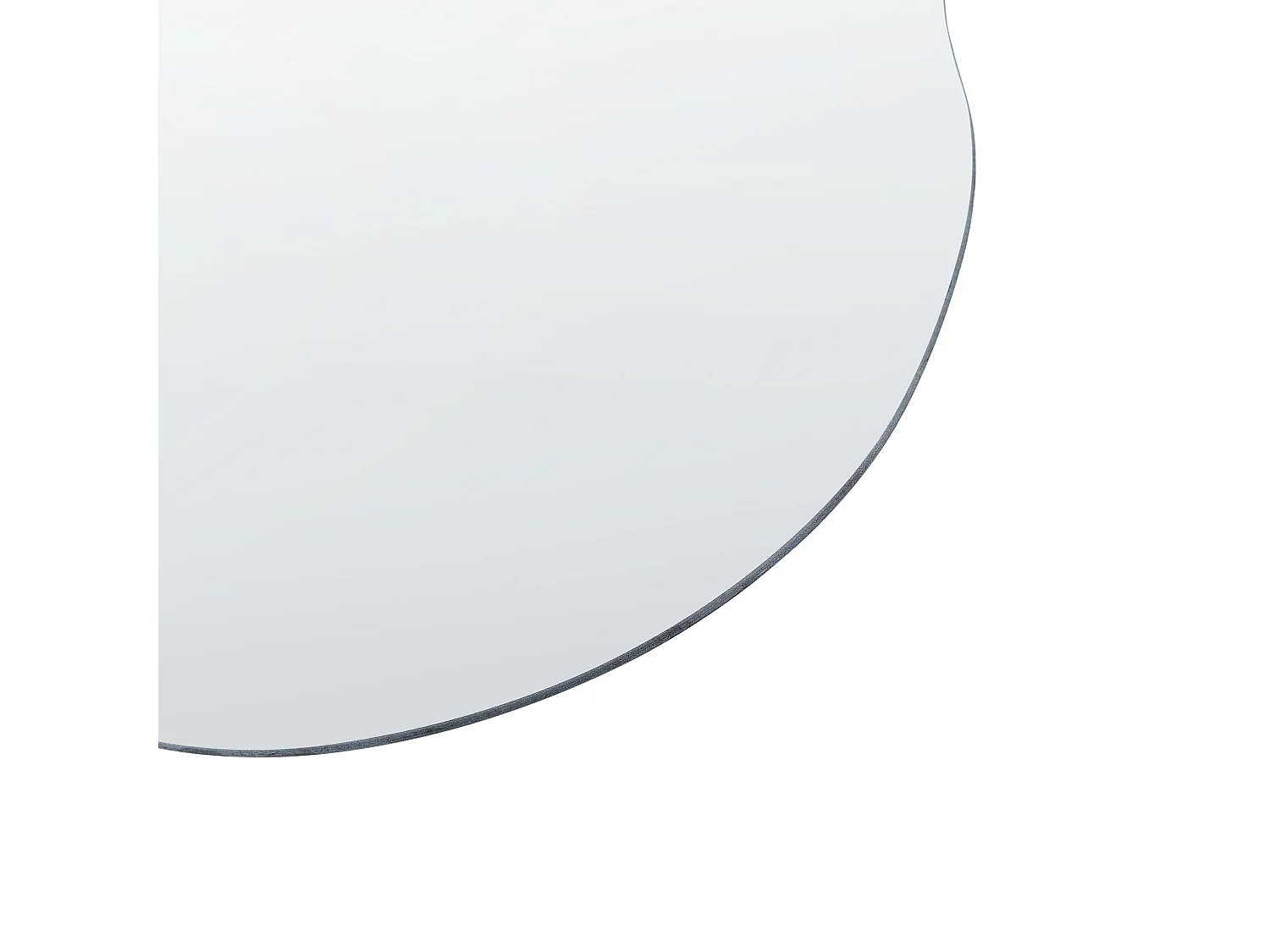 Wandspiegel BAGNEUX 50 cm 55 cm Silber