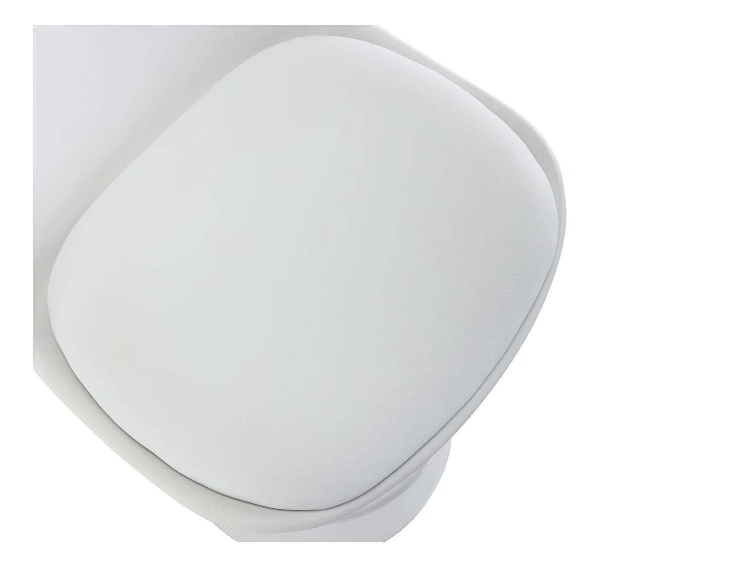 Sgabello da bar in Polipropilene e Metallo Bianco - Lotto di 2 - XAFY