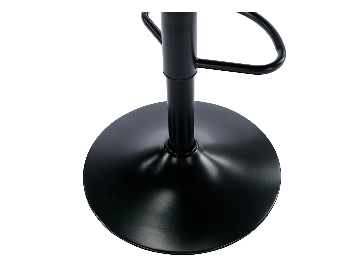 Lot de 2 tabourets de bar en polypropylène et métal - Hauteur réglable - Noir - XAFY