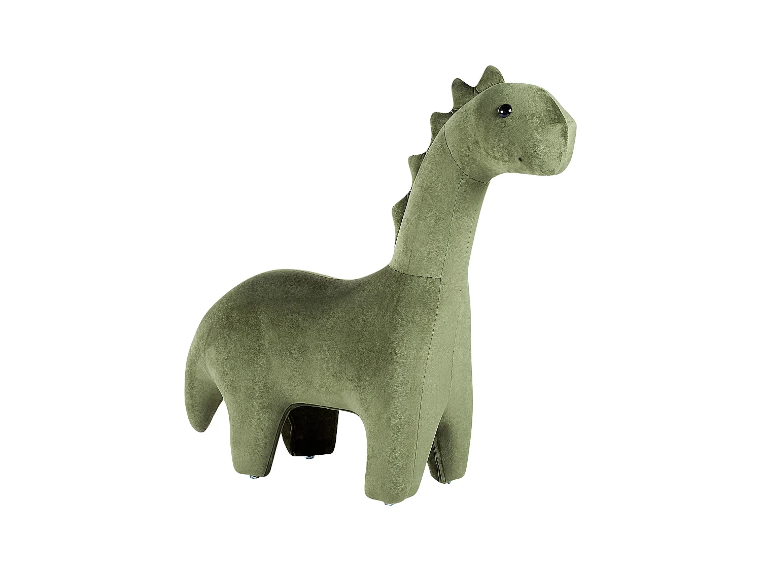 Dierenpoef BRONTOSAUR Fluweel Groen
