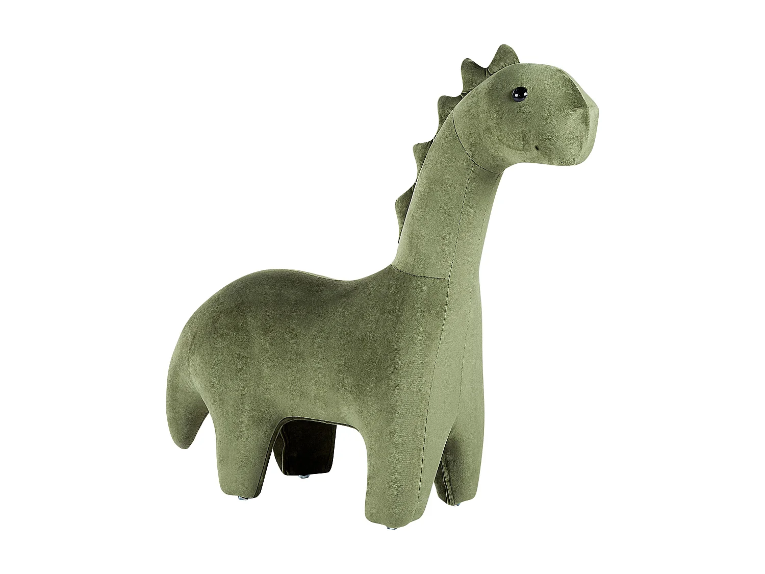 Dierenpoef BRONTOSAUR Fluweel Groen