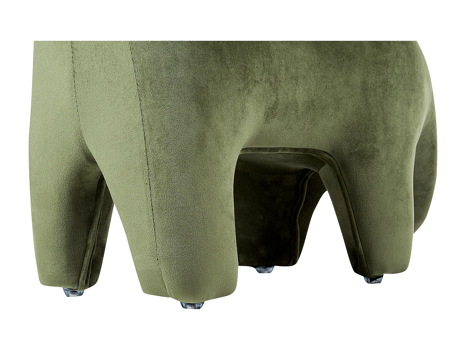 Dierenpoef BRONTOSAUR Fluweel Groen