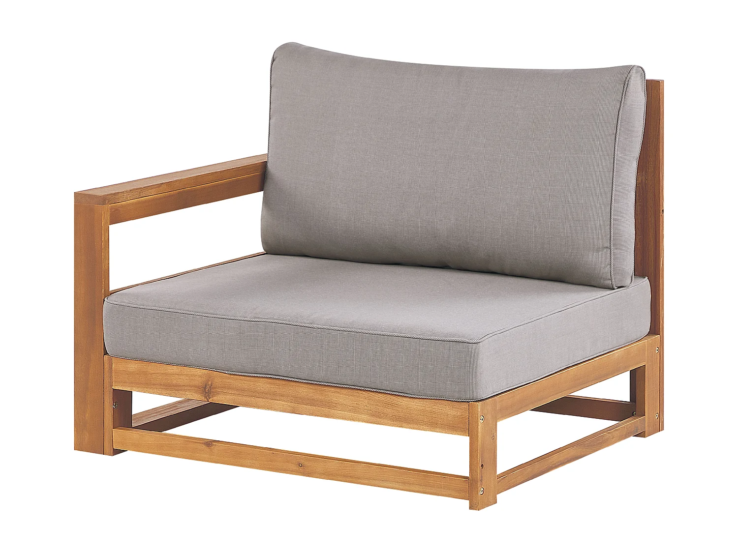 Sofá 2 plazas modular de madera de acacia clara TIMOR II