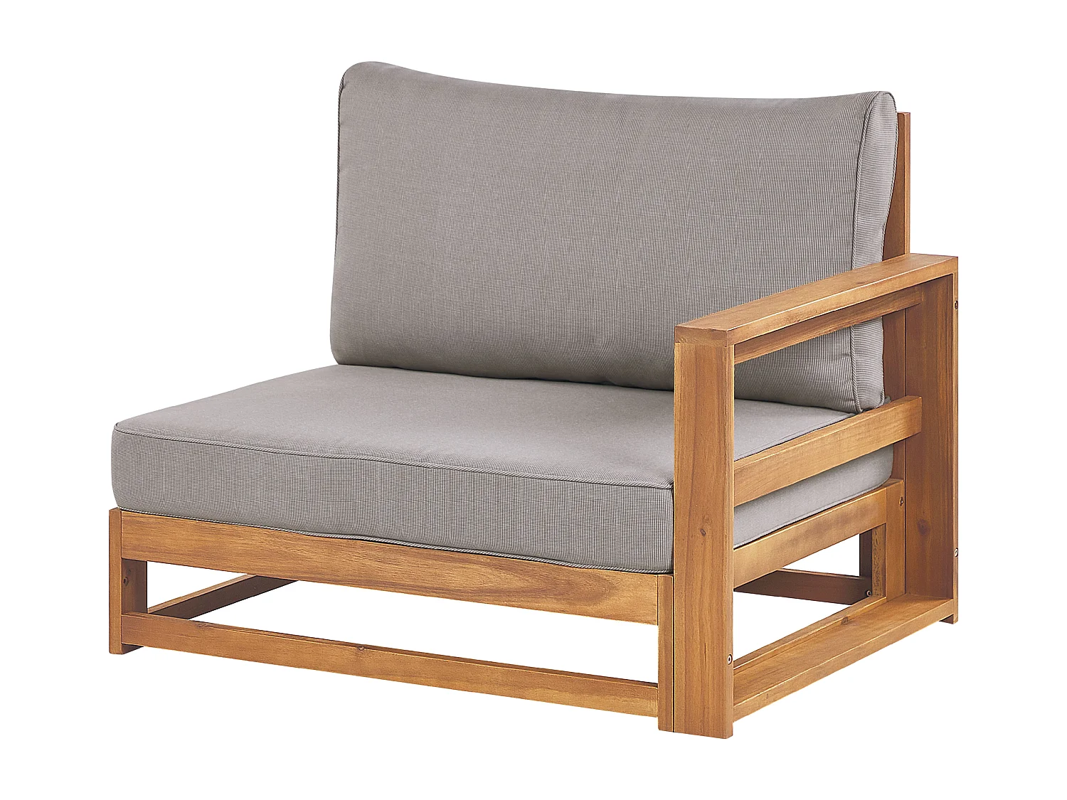 Sofá 2 plazas modular de madera de acacia clara TIMOR II