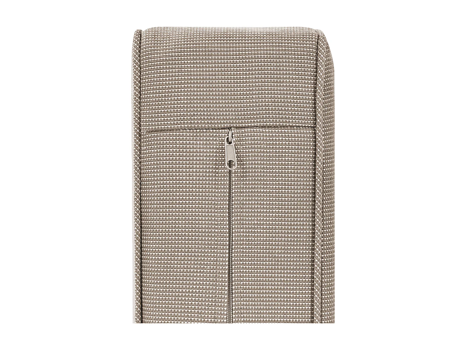 Lounge Ecksofa Akazienholz dunkler Holzfarbton 2-Sitzer Auflagen taupe Timor II