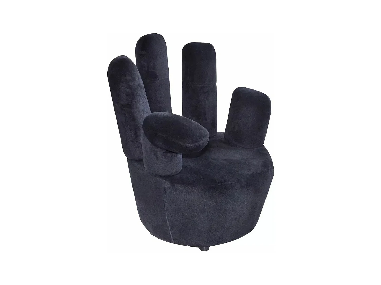 Fauteuil chaise siège lounge noire 73.5 x 73.5 x 95 cm 1102067/3