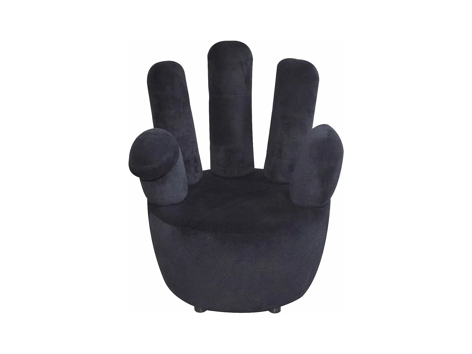 Fauteuil chaise siège lounge noire 73.5 x 73.5 x 95 cm 1102067/3