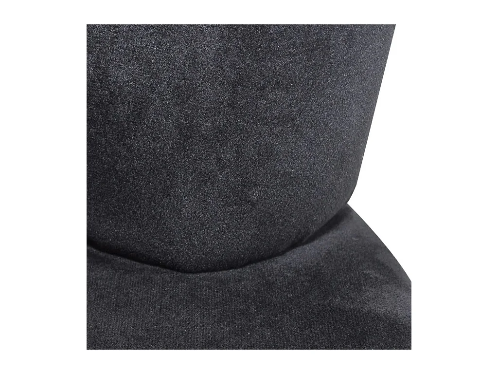 Fauteuil chaise siège lounge noire 73.5 x 73.5 x 95 cm 1102067/3