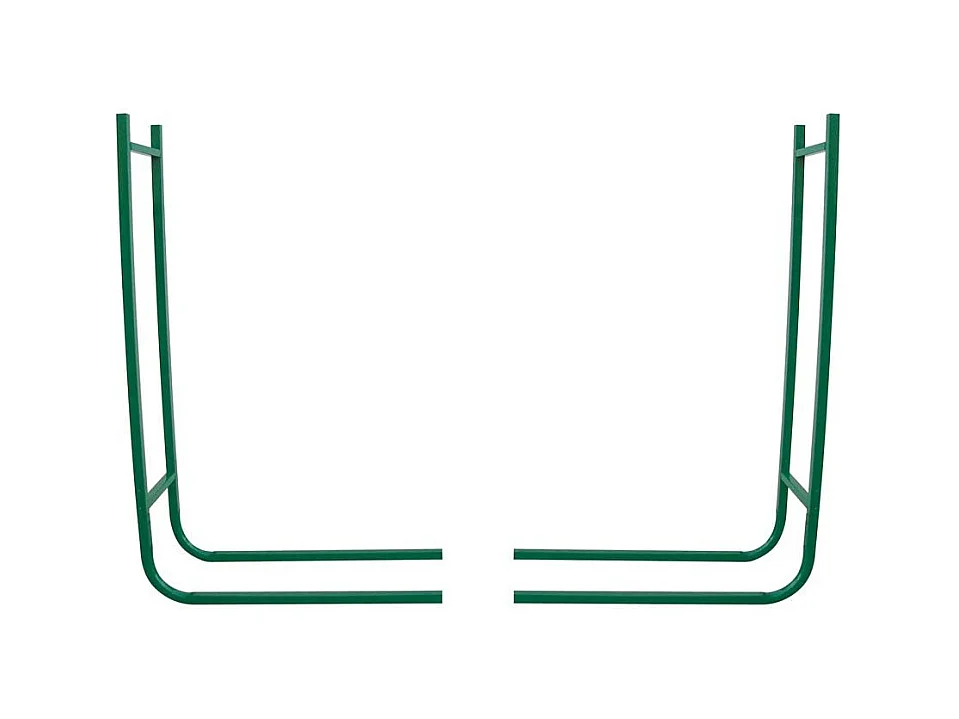 Range-bûches extérieur longueur réglable 2 éléments