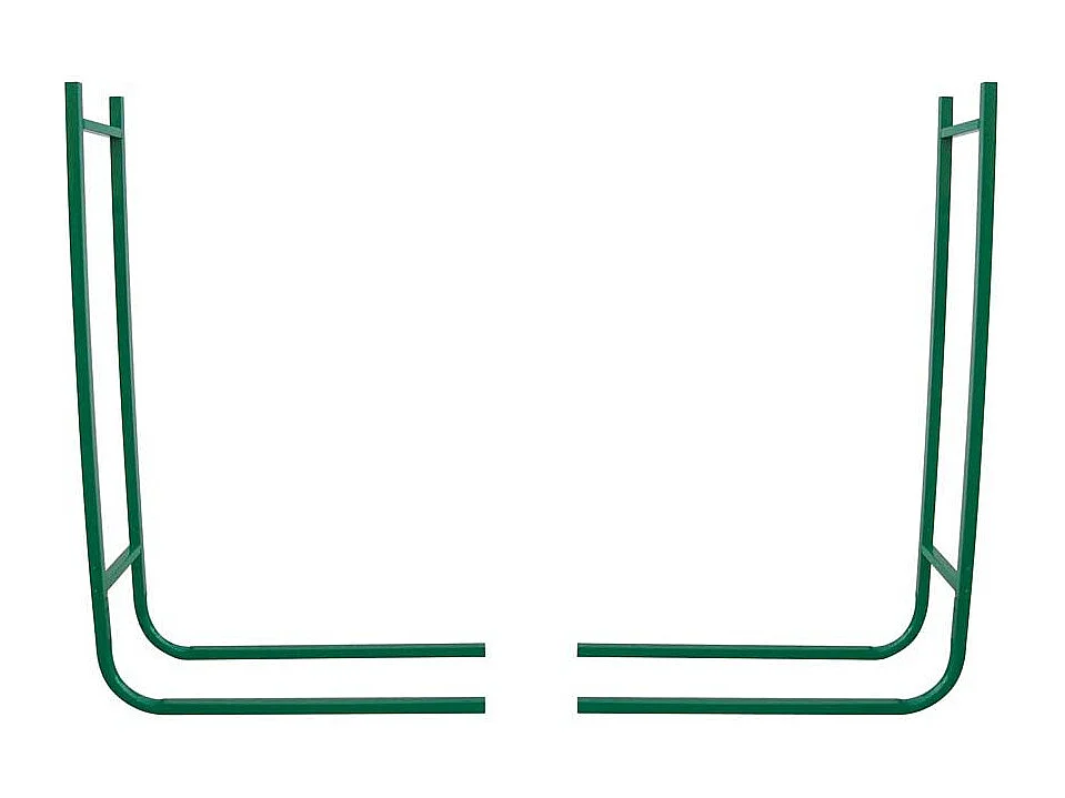 Range-bûches extérieur longueur réglable 2 éléments