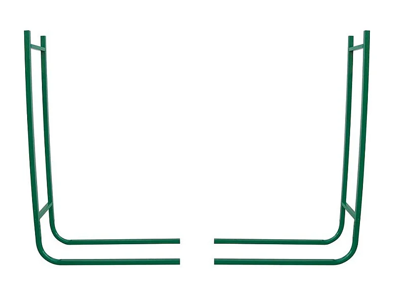 Range-bûches extérieur longueur réglable 2 éléments