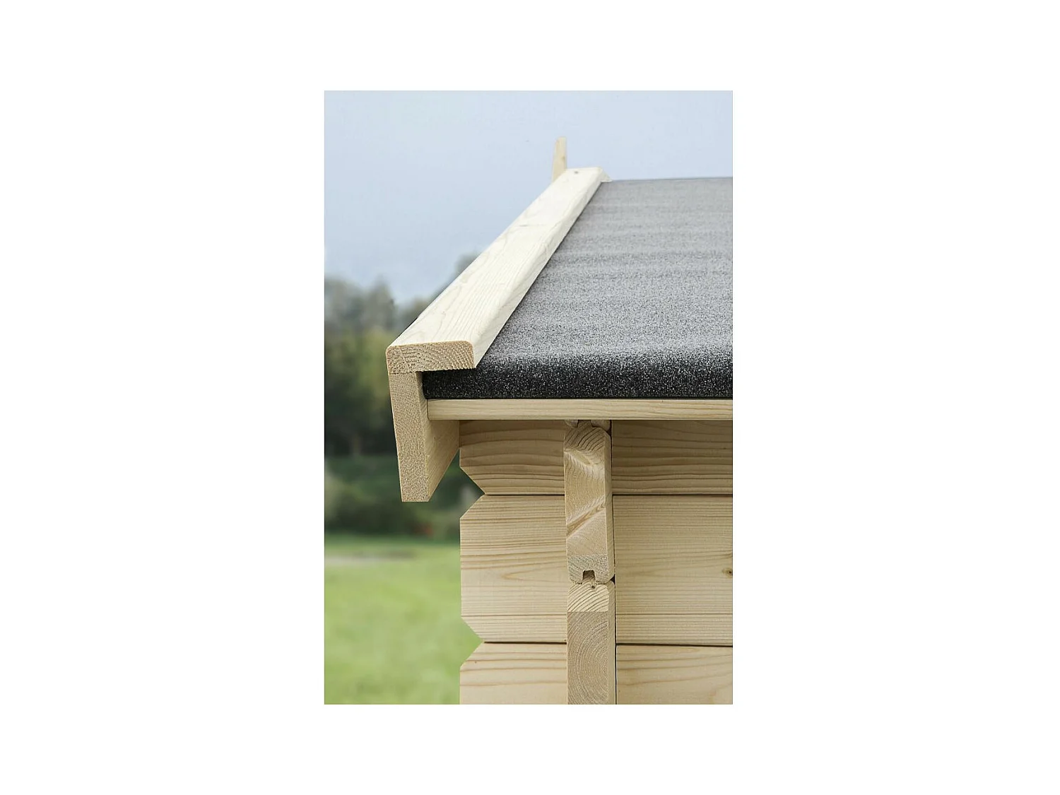 Abri de jardin en bois double pente Falun 3 x 2.5 m