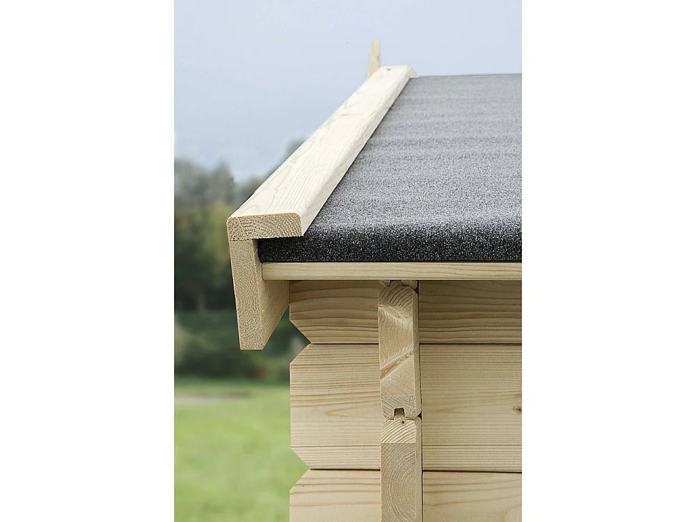 Abri de jardin en bois double pente Falun 2.5 x 2.5 m