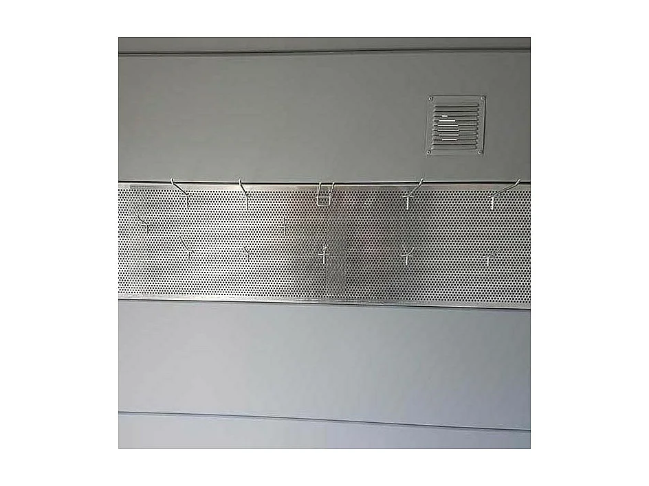 Abri de jardin moderne en acier porte double 5,6 m² Eleganto 2721 Blanc, Anthracite