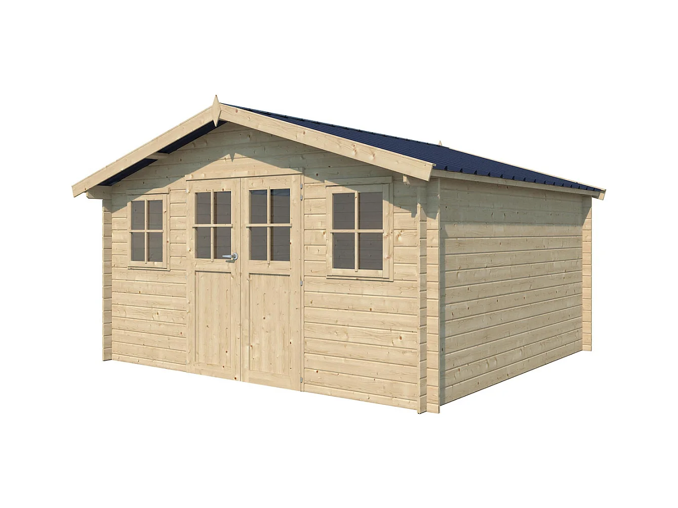 Chalet en bois 15.98 m² Ystad Avec gouttière