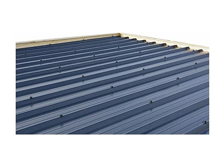 Chalet en bois profil aluminium contemporain avec extension 16.80 m² Avec plancher