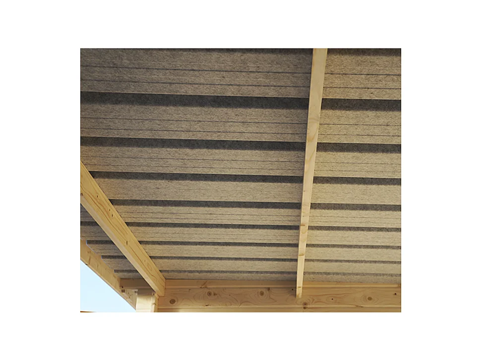 Chalet en bois 12.24 m² avec extension Moderne Sans option