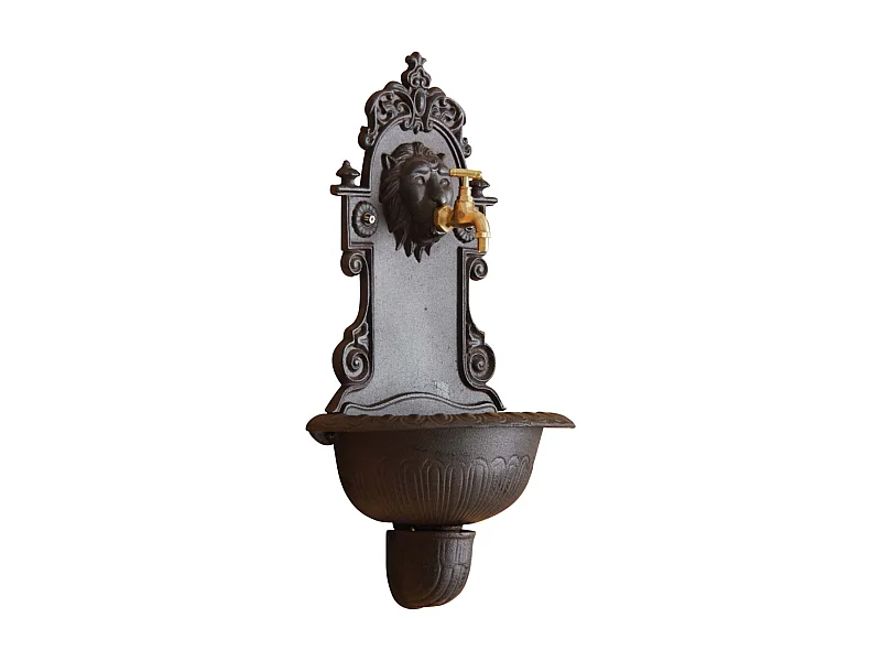 Wandbrunnen aus Gusseisen "Lion"