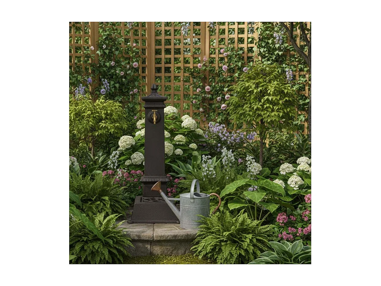 Fontaine de jardin en fonte Opra