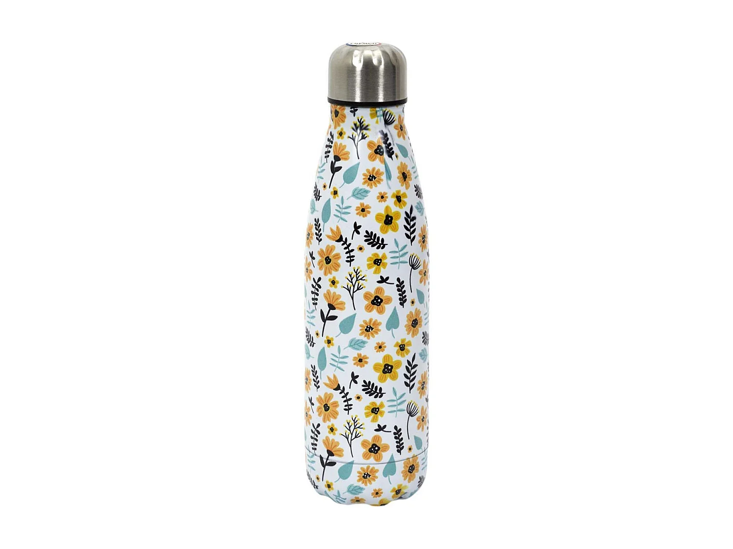 Bouteille de transport en acier inoxydable double paroi 50 cl Fleurs 5