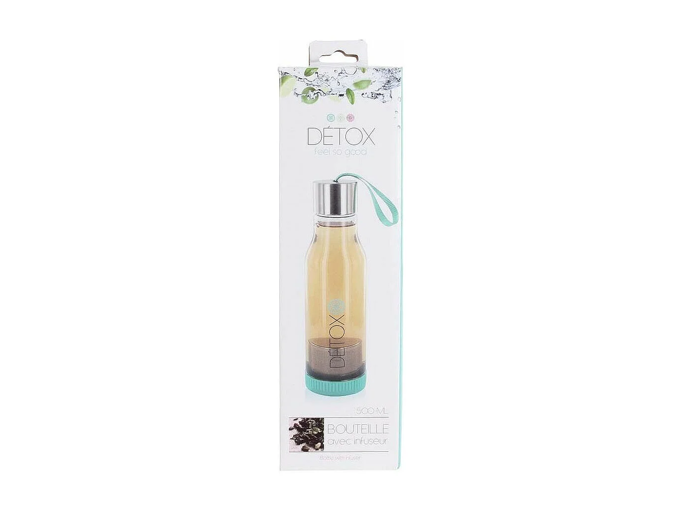 Botella Detox con infusor de té integrado 500 ml
